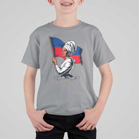 Respekte Drapo A 1804 Haitian Independence Day T Shirt For Kid Proud Haitian Woman Flag Heritage