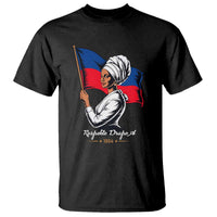 Respekte Drapo A 1804 Haitian Independence Day T Shirt Proud Haitian Woman Flag Heritage