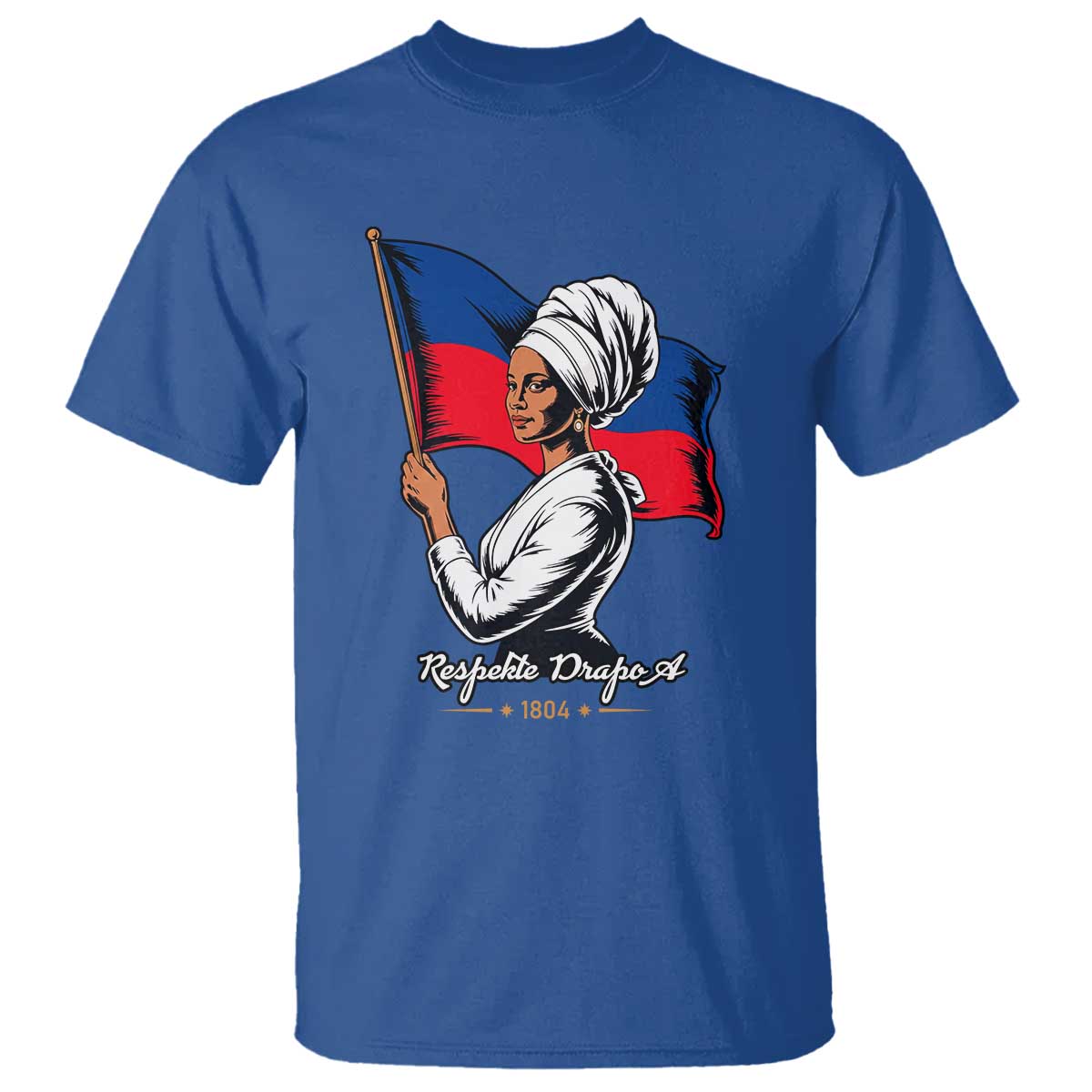 Respekte Drapo A 1804 Haitian Independence Day T Shirt Proud Haitian Woman Flag Heritage