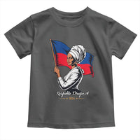 Respekte Drapo A 1804 Haitian Independence Day Toddler T Shirt Proud Haitian Woman Flag Heritage