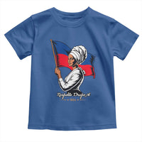 Respekte Drapo A 1804 Haitian Independence Day Toddler T Shirt Proud Haitian Woman Flag Heritage