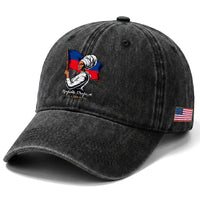 Respekte Drapo A 1804 Haitian Independence Day Washed Cotton Baseball Cap Proud Haitian Woman Flag Heritage