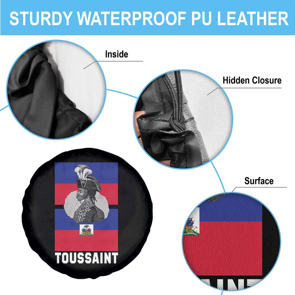 Toussaint Louverture Haitian Revolution Leader Spare Tire Cover Vintage General Portrait Haiti Freedom History