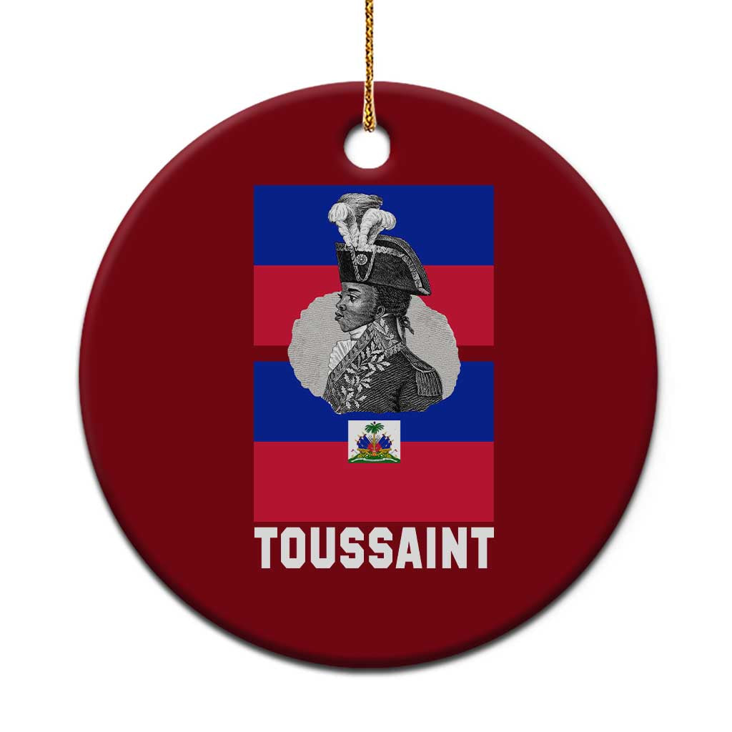 Toussaint Louverture Haitian Revolution Leader Ceramic Ornament Vintage General Portrait Haiti Freedom History