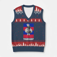 Toussaint Louverture Haitian Revolution Leader V-Neck Knit Sweater Vest Vintage General Portrait Haiti Freedom History
