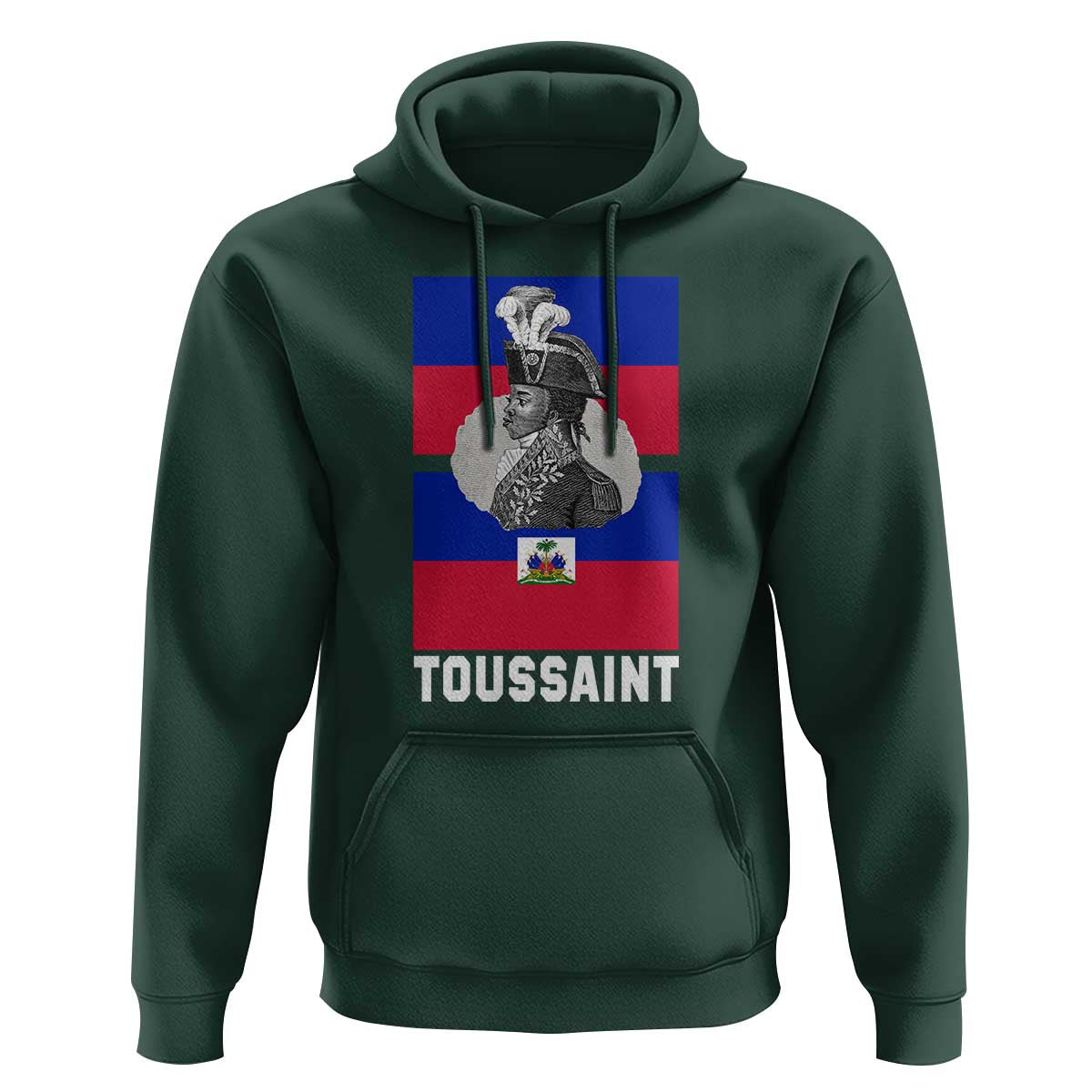 Toussaint Louverture Haitian Revolution Leader Hoodie Vintage General Portrait Haiti Freedom History