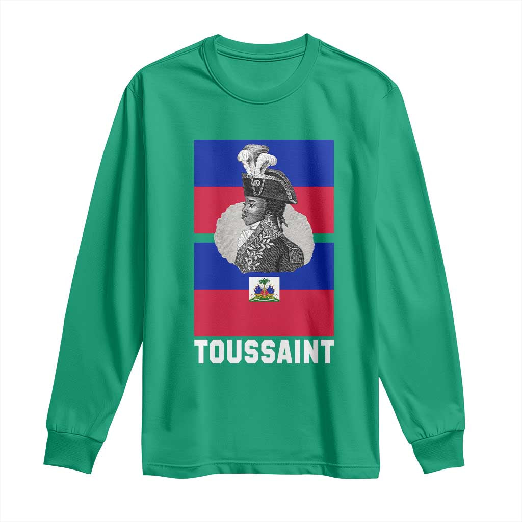 Toussaint Louverture Haitian Revolution Leader Long Sleeve Shirt Vintage General Portrait Haiti Freedom History