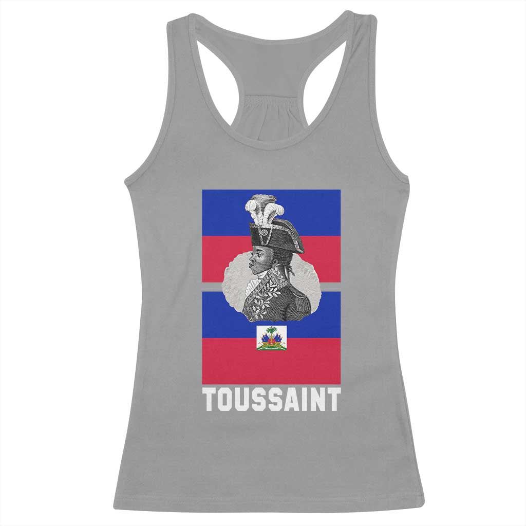 Toussaint Louverture Haitian Revolution Leader Racerback Tank Top Vintage General Portrait Haiti Freedom History