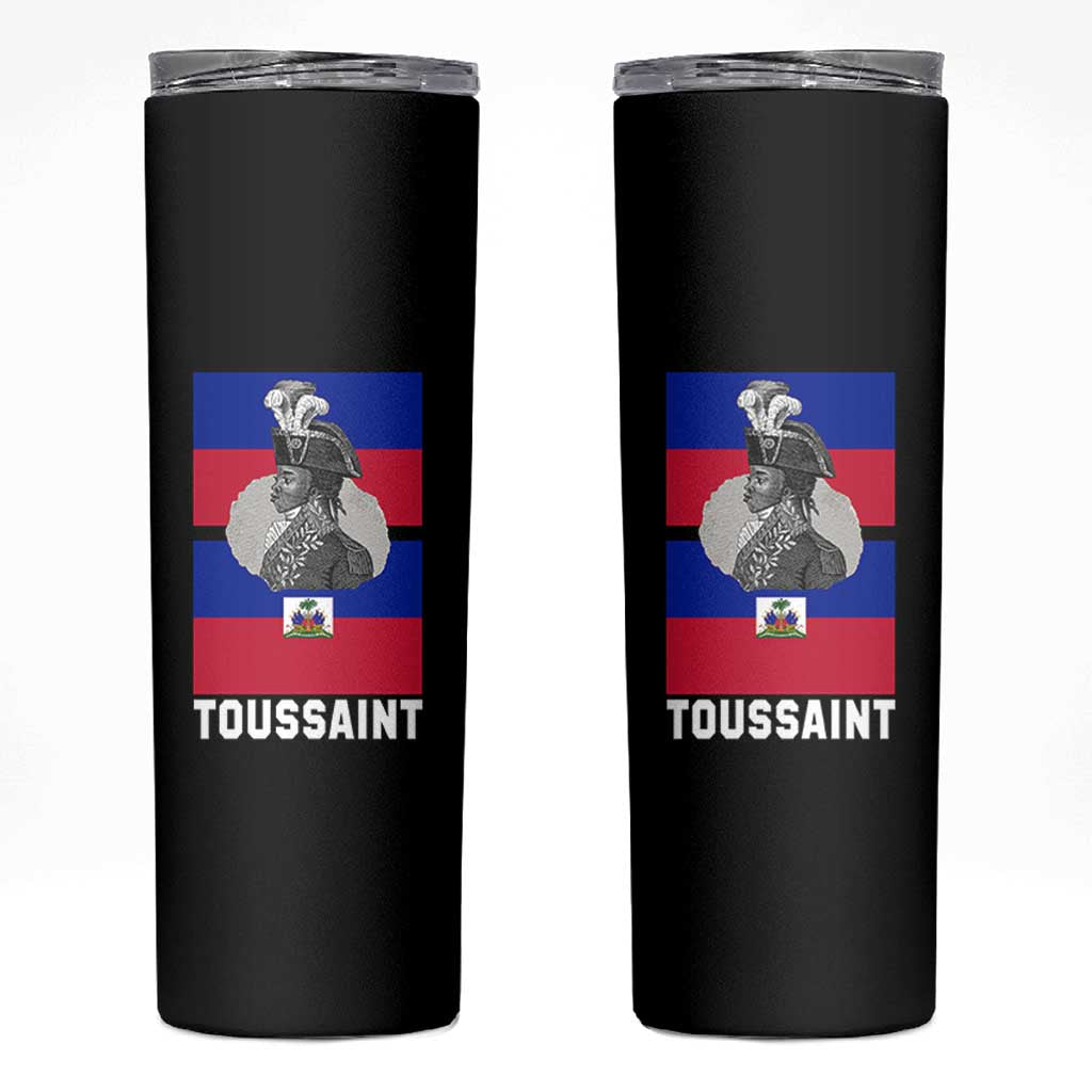 Toussaint Louverture Haitian Revolution Leader Skinny Tumbler Vintage General Portrait Haiti Freedom History