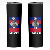 Toussaint Louverture Haitian Revolution Leader Skinny Tumbler Vintage General Portrait Haiti Freedom History