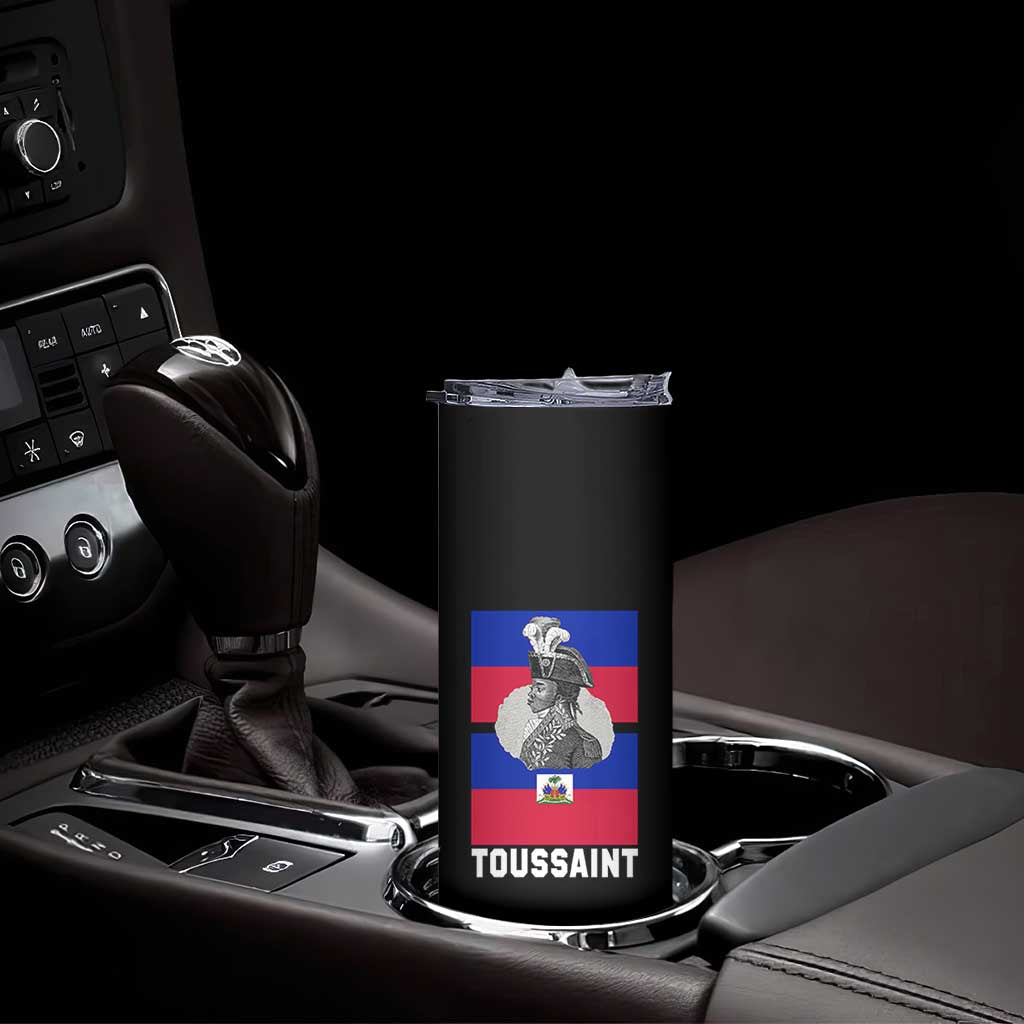 Toussaint Louverture Haitian Revolution Leader Skinny Tumbler Vintage General Portrait Haiti Freedom History