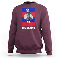 Toussaint Louverture Haitian Revolution Leader Sweatshirt Vintage General Portrait Haiti Freedom History