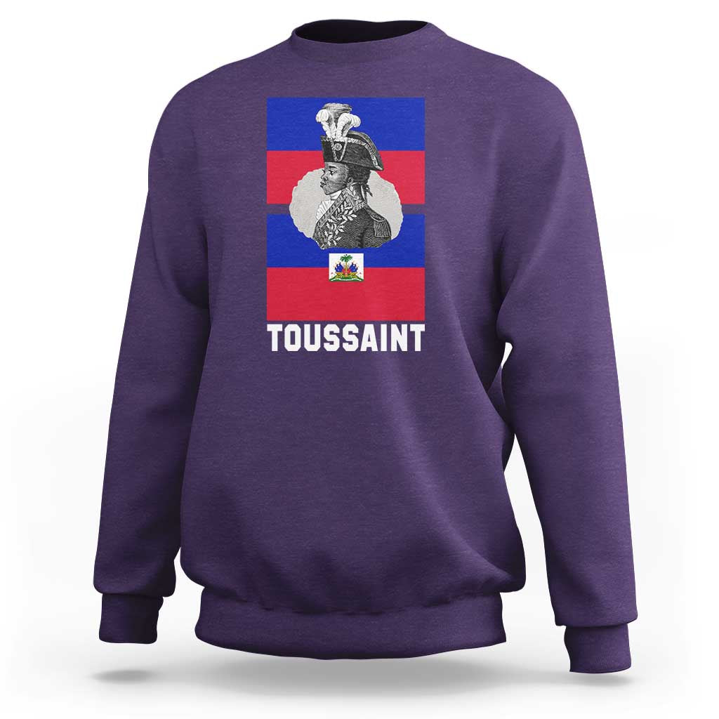 Toussaint Louverture Haitian Revolution Leader Sweatshirt Vintage General Portrait Haiti Freedom History