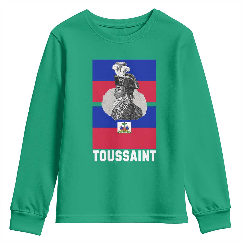 Toussaint Louverture Haitian Revolution Leader Youth Sweatshirt Vintage General Portrait Haiti Freedom History