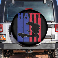 Vintage Retro Map of Haiti Spare Tire Cover Haitian Heritage Pride Travel Souvenir