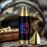 Vintage Retro Map of Haiti Bullet Tumbler Haitian Heritage Pride Travel Souvenir