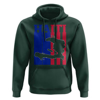 Vintage Retro Map of Haiti Hoodie Haitian Heritage Pride Travel Souvenir