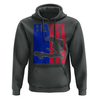 Vintage Retro Map of Haiti Hoodie Haitian Heritage Pride Travel Souvenir