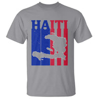 Vintage Retro Map of Haiti T Shirt Haitian Heritage Pride Travel Souvenir