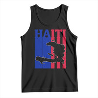 Vintage Retro Map of Haiti Tank Top Haitian Heritage Pride Travel Souvenir