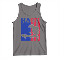Vintage Retro Map of Haiti Tank Top Haitian Heritage Pride Travel Souvenir