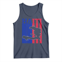 Vintage Retro Map of Haiti Tank Top Haitian Heritage Pride Travel Souvenir