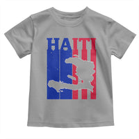 Vintage Retro Map of Haiti Toddler T Shirt Haitian Heritage Pride Travel Souvenir