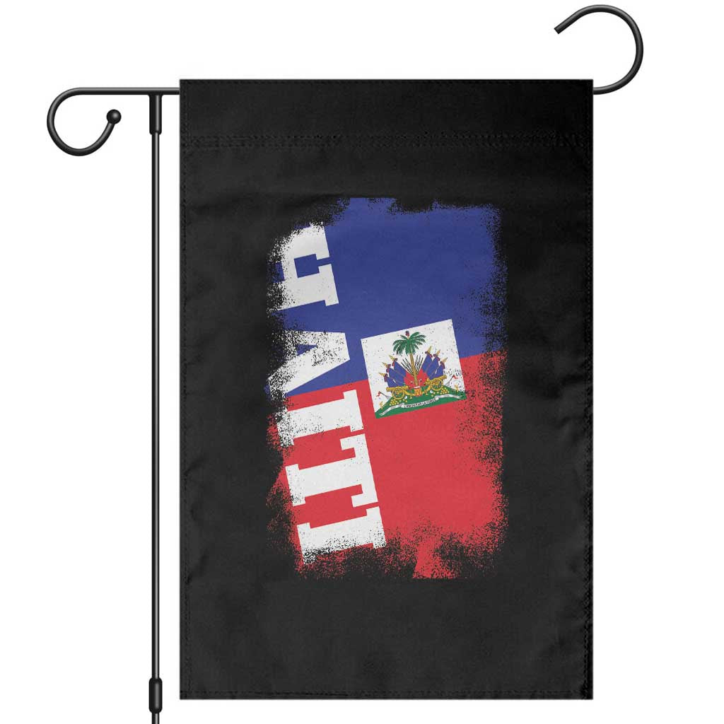 Haiti Flag Distressed Flag Graphic Garden Flag Haitian Heritage Pride
