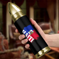 Haiti Flag Distressed Flag Graphic Bullet Tumbler Haitian Heritage Pride
