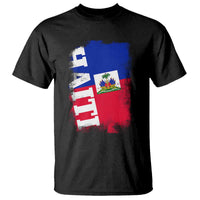 Haiti Flag Distressed Flag Graphic T Shirt Haitian Heritage Pride