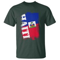 Haiti Flag Distressed Flag Graphic T Shirt Haitian Heritage Pride