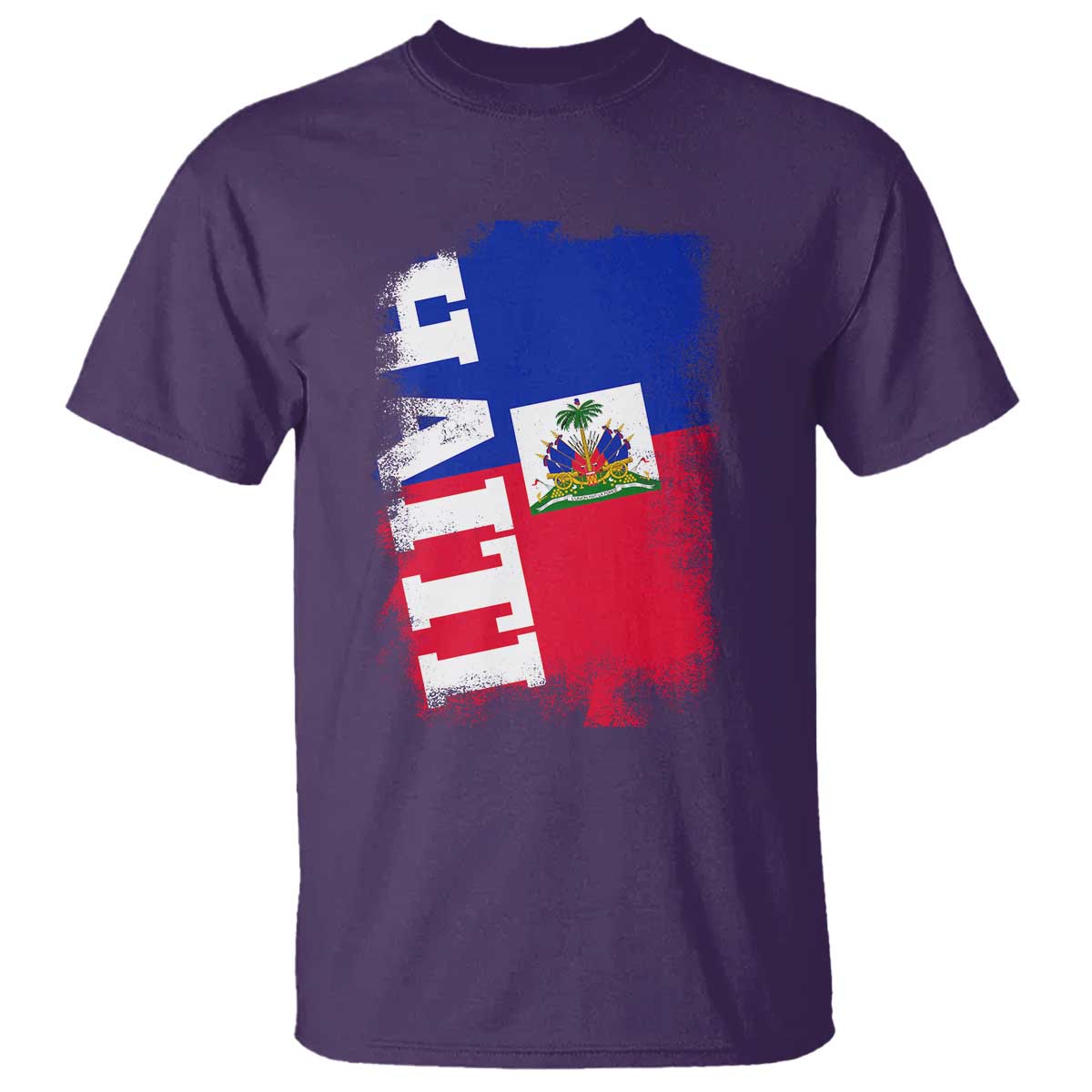Haiti Flag Distressed Flag Graphic T Shirt Haitian Heritage Pride