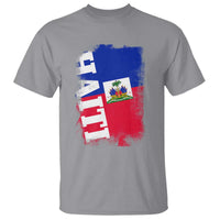 Haiti Flag Distressed Flag Graphic T Shirt Haitian Heritage Pride