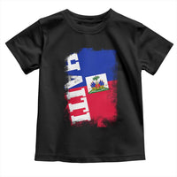Haiti Flag Distressed Flag Graphic Toddler T Shirt Haitian Heritage Pride