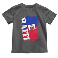 Haiti Flag Distressed Flag Graphic Toddler T Shirt Haitian Heritage Pride