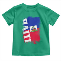 Haiti Flag Distressed Flag Graphic Toddler T Shirt Haitian Heritage Pride