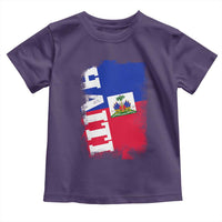 Haiti Flag Distressed Flag Graphic Toddler T Shirt Haitian Heritage Pride