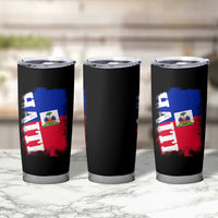 Haiti Flag Distressed Flag Graphic Tumbler Cup Haitian Heritage Pride