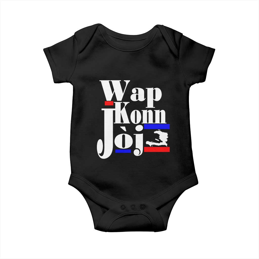 Wap Konn Joj Funny Haitian Creole Idiom Saying Baby Onesie Haiti Heritage Pride