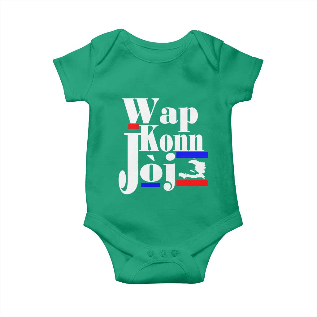 Wap Konn Joj Funny Haitian Creole Idiom Saying Baby Onesie Haiti Heritage Pride