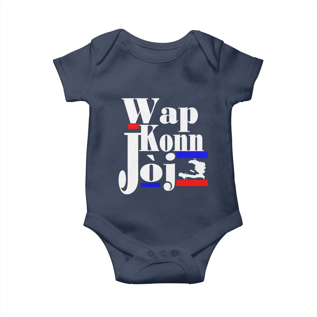 Wap Konn Joj Funny Haitian Creole Idiom Saying Baby Onesie Haiti Heritage Pride
