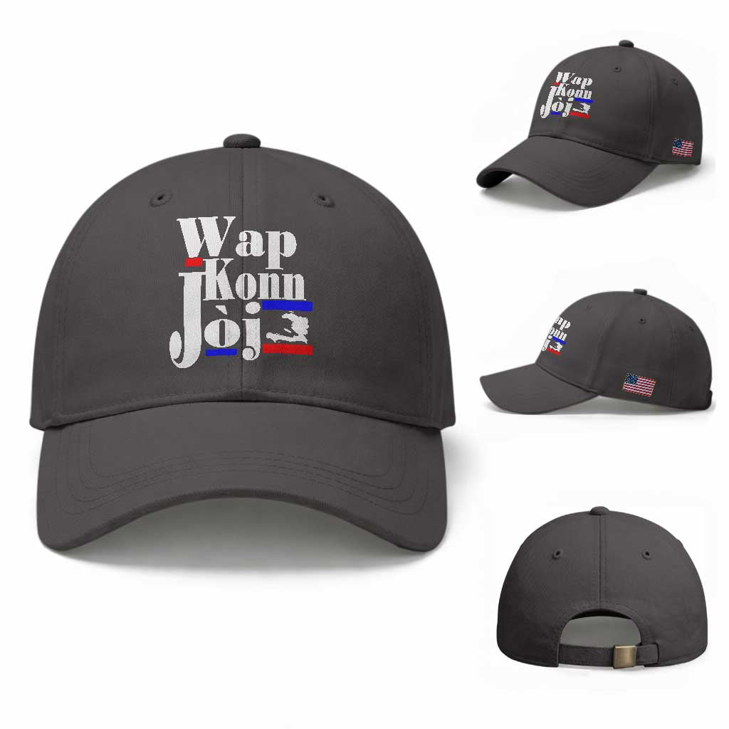 Wap Konn Joj Funny Haitian Creole Idiom Saying Baseball Cap Haiti Heritage Pride