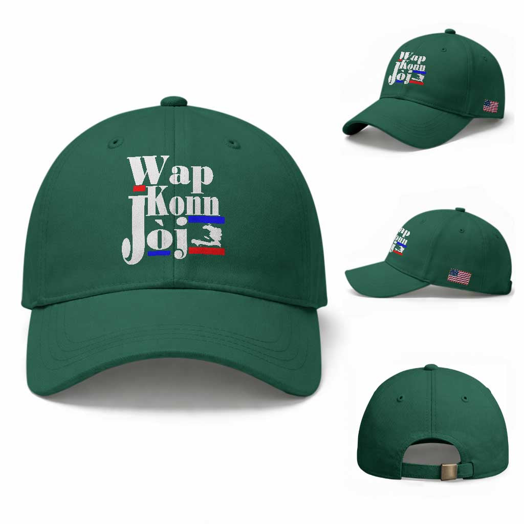 Wap Konn Joj Funny Haitian Creole Idiom Saying Baseball Cap Haiti Heritage Pride