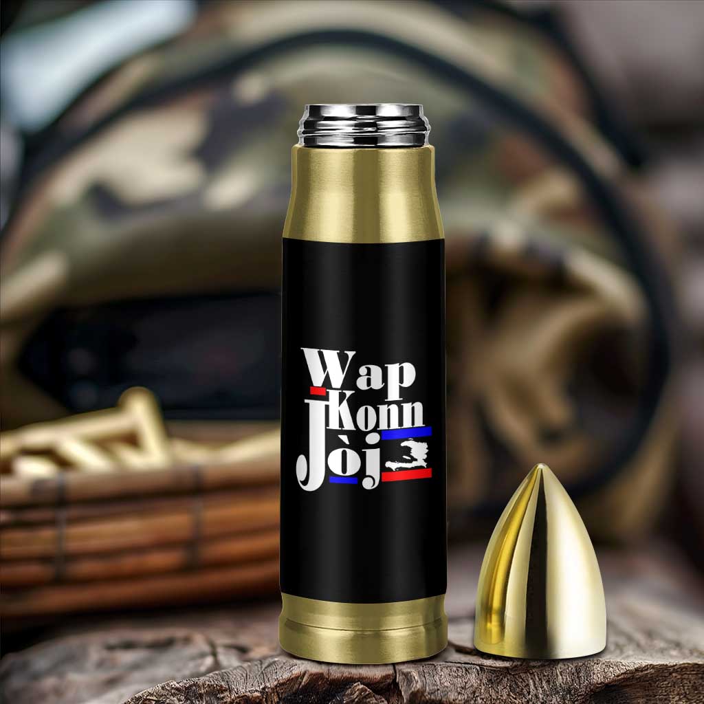 Wap Konn Joj Funny Haitian Creole Idiom Saying Bullet Tumbler Haiti Heritage Pride