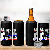 Wap Konn Joj Funny Haitian Creole Idiom Saying 4 in 1 Can Cooler Tumbler Haiti Heritage Pride