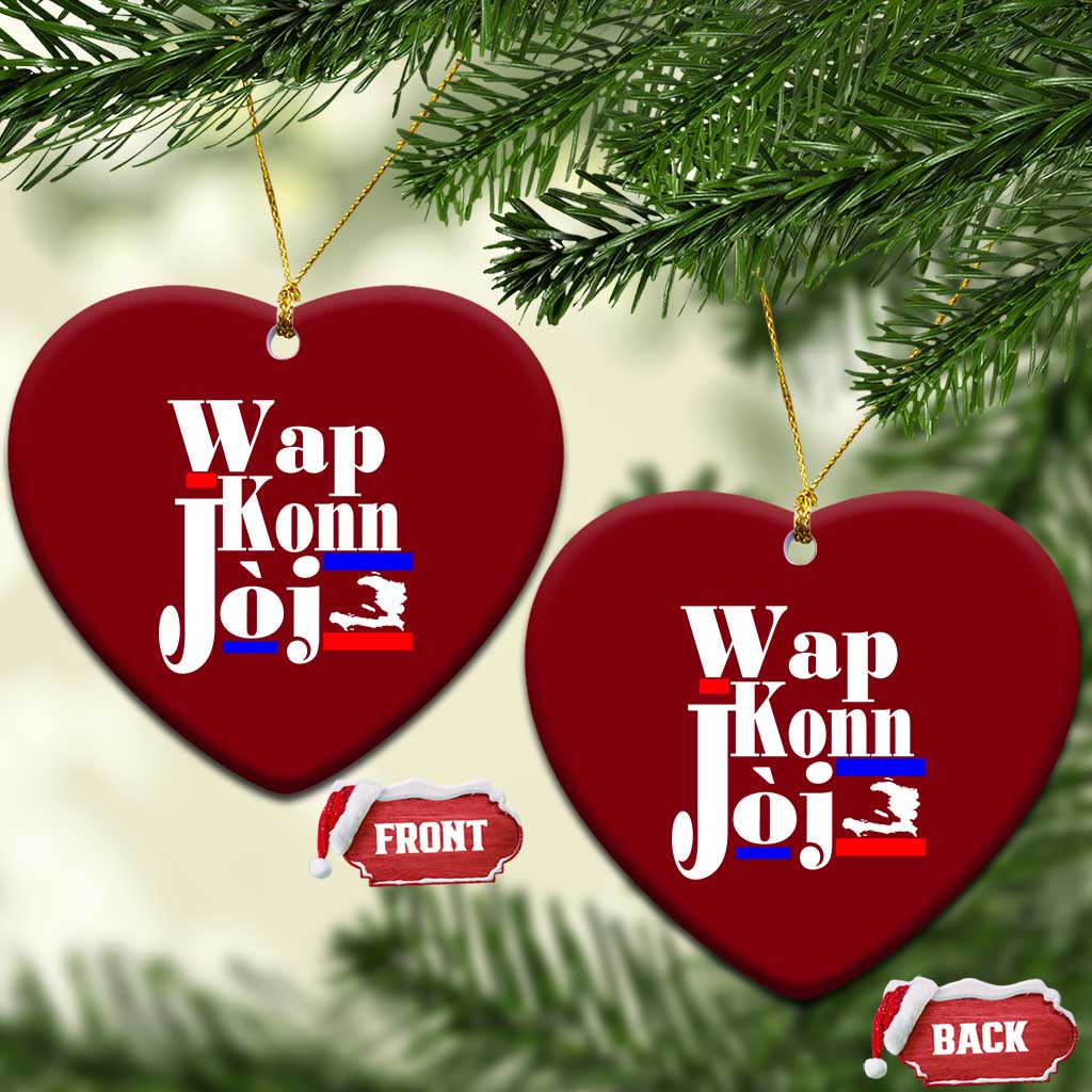 Wap Konn Joj Funny Haitian Creole Idiom Saying Ceramic Ornament Haiti Heritage Pride