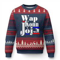 Wap Konn Joj Funny Haitian Creole Idiom Saying Ugly Christmas Sweater Haiti Heritage Pride
