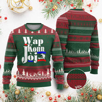 Wap Konn Joj Funny Haitian Creole Idiom Saying Ugly Christmas Sweater Haiti Heritage Pride