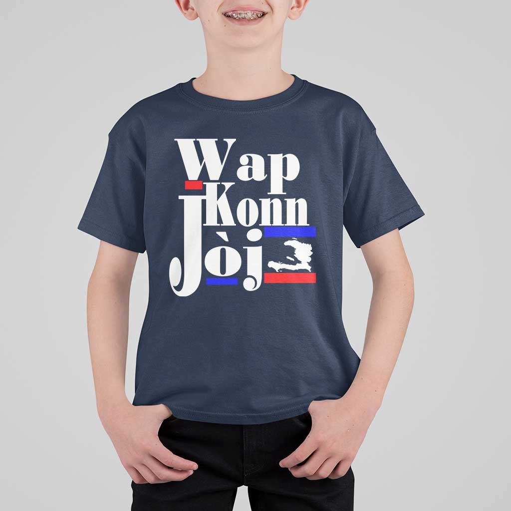 Wap Konn Joj Funny Haitian Creole Idiom Saying T Shirt For Kid Haiti Heritage Pride