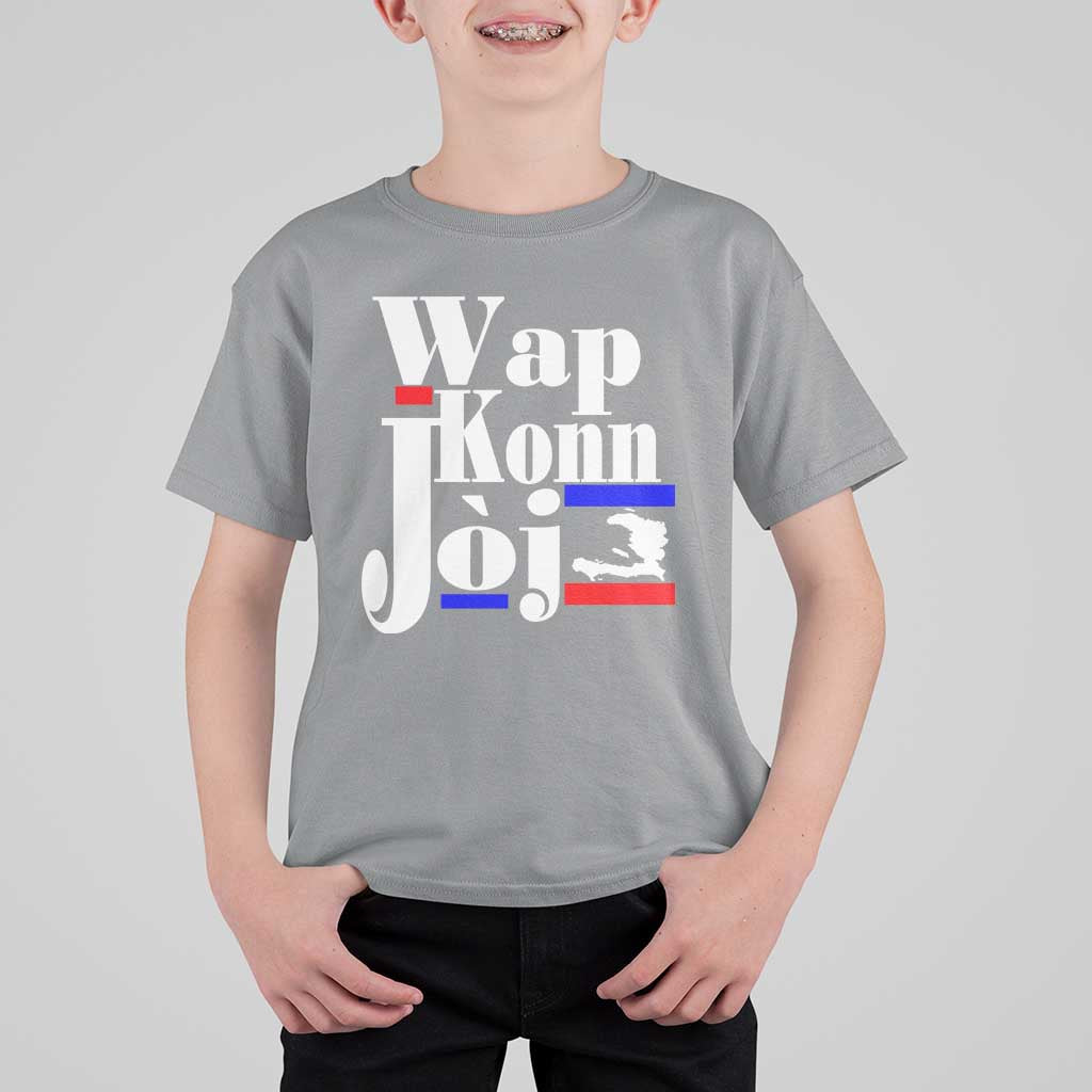 Wap Konn Joj Funny Haitian Creole Idiom Saying T Shirt For Kid Haiti Heritage Pride
